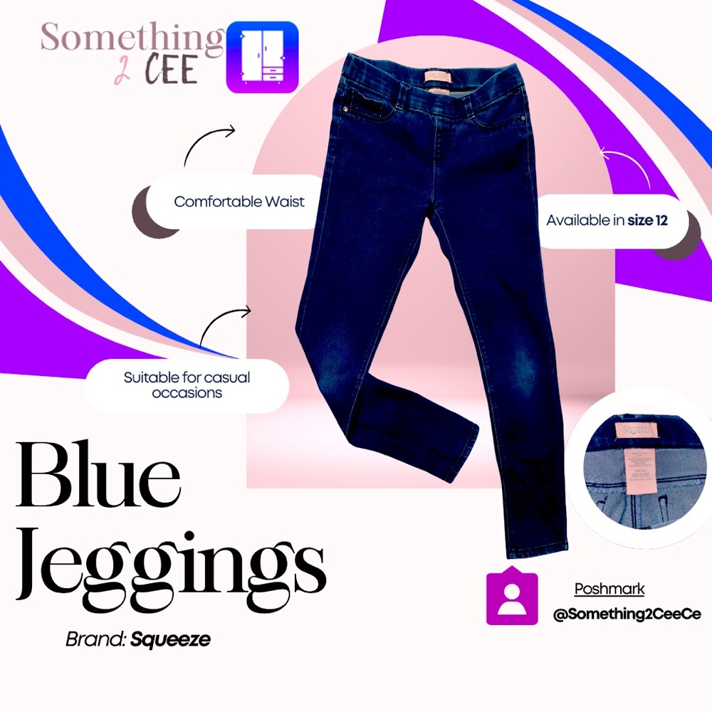 Squeeze Blue Jeggings
Size: 12